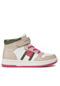 TOMMY HILFIGER - Sneakersy Tommy Hilfiger. Kolor: beżowy