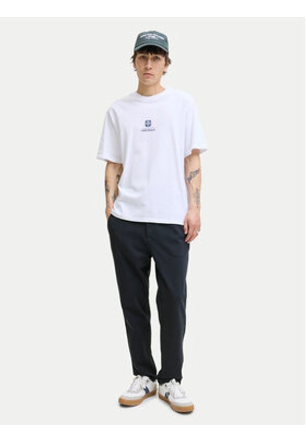 Jack & Jones Spodnie materiałowe Ace Neo 12282533 Granatowy Tapered Fit. Kolor: niebieski. Materiał: bawełna