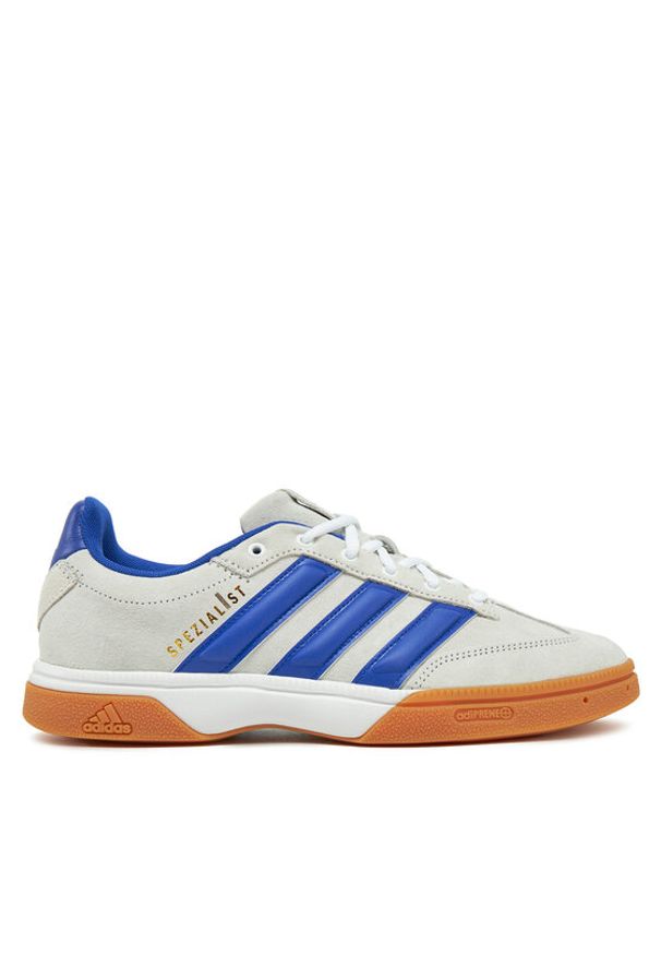 Adidas - adidas Buty halowe Spezialist JS0240 Szary. Kolor: szary. Materiał: skóra, zamsz