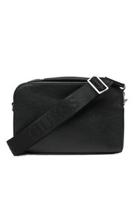 Guess Saszetka HMBOMG P5439 Czarny. Kolor: czarny. Materiał: skóra