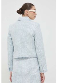 Miss Sixty kurtka damska kolor niebieski przejściowa. Okazja: na co dzień. Kolor: niebieski. Styl: casual #6