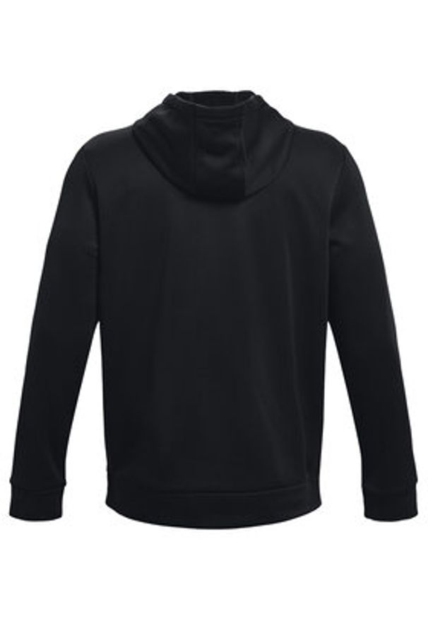 Under Armour Bluza UA Armour Fleece Hoodie 1373353 Czarny Regular Fit. Kolor: czarny. Materiał: syntetyk