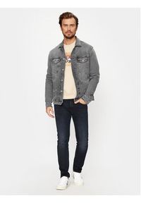 Pepe Jeans Kurtka jeansowa PM402805 Szary Regular Fit. Kolor: szary. Materiał: bawełna