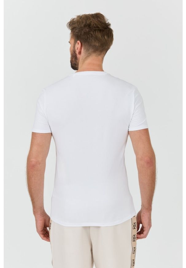 Guess - GUESS Biały męski t-shirt Core Tee Str, Rozmiar XXL. Kolor: biały
