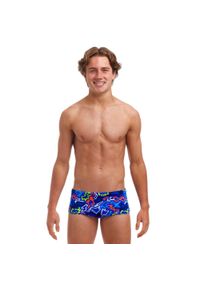 FUNKITA - Kąpielówki spodenki bokserki szybkoschnące chłopięce Funky Trunks Broken Heart. Kolor: zielony, niebieski, wielokolorowy #1