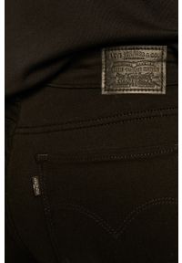 Levi's® - Levi's - Jeansy 712 Slim Straight Black Sheep. Kolor: czarny. Materiał: jeans. Wzór: gładki #2