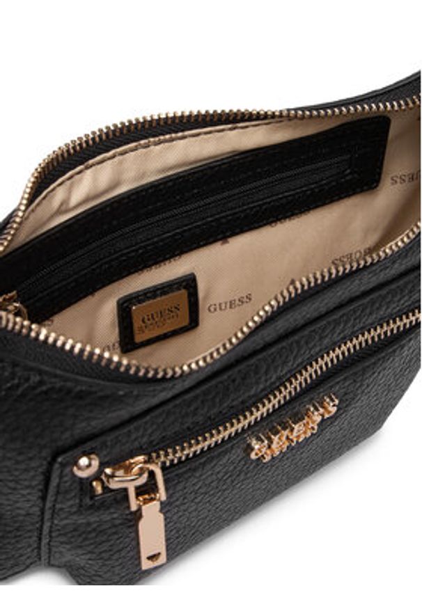 Guess Torebka Marsha Mini HWBG95 01720 Czarny. Kolor: czarny. Materiał: skórzane