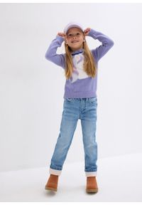 bonprix - Dżinsy ocieplane na podszewce z dżerseju, slim fit. Kolor: niebieski #2