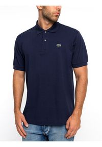 Lacoste Polo L1212 Granatowy Classic Fit. Typ kołnierza: polo. Kolor: niebieski. Materiał: bawełna #8