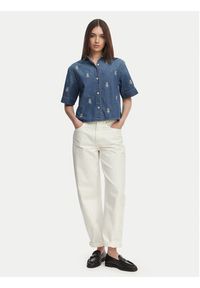 TOMMY HILFIGER - Tommy Hilfiger Koszula jeansowa WW0WW50624 Niebieski Relaxed Fit. Kolor: niebieski. Materiał: bawełna #2