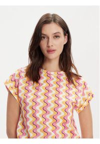 Marella T-Shirt Zum 2413941022 Kolorowy Regular Fit. Materiał: bawełna. Wzór: kolorowy #5