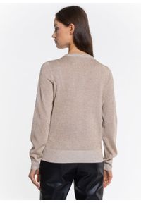Sweter damski Armani Exchange (6KYM1H YMT7Z 1672). Kolor: beżowy. Materiał: materiał. Styl: sportowy