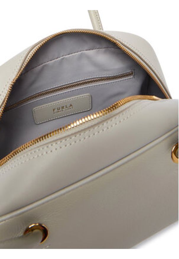 Furla Torebka Poppy M WB02109 BX4573 CN 4897S Szary. Kolor: szary. Materiał: skórzane