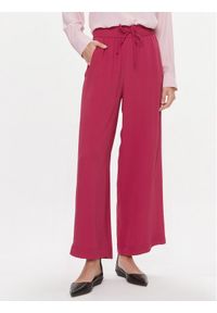 Marella Spodnie materiałowe Ribelle 2413131134 Czerwony Regular Fit. Kolor: czerwony. Materiał: jedwab