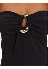 Patrizia Pepe Top 2M4460/J129-K103 Czarny Regular Fit. Kolor: czarny. Materiał: syntetyk #3