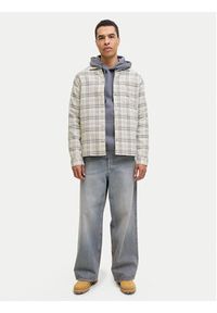 Jack & Jones Koszula York 12283078 Beżowy Relaxed Fit. Kolor: beżowy. Materiał: bawełna #5