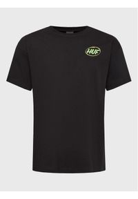 HUF T-Shirt Local Support TS01950 Czarny Regular Fit. Kolor: czarny. Materiał: bawełna