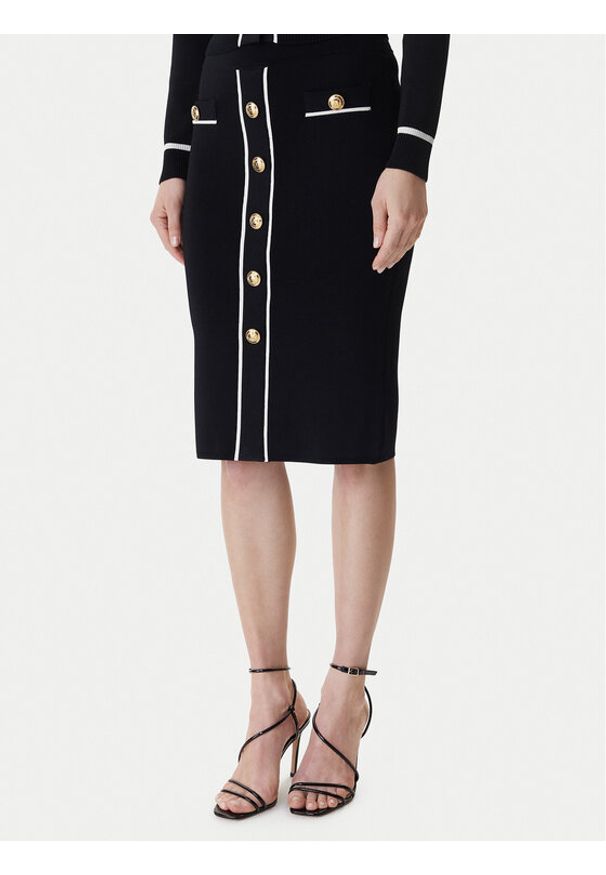 Marciano Guess Spódnica ołówkowa 6RGD03 5905Z Czarny Regular Fit. Kolor: czarny. Materiał: wiskoza
