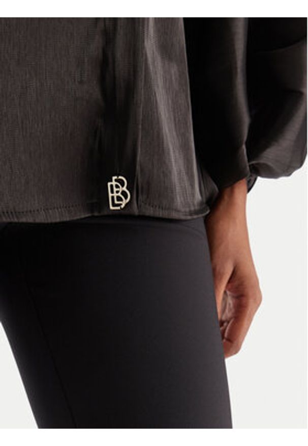 Babylon Bluzka S00303 Czarny Regular Fit. Kolor: czarny. Materiał: syntetyk