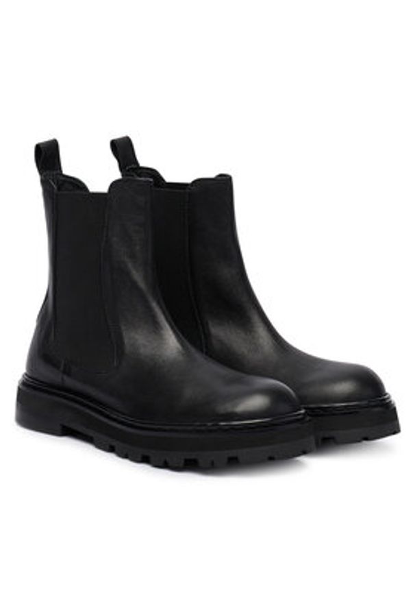 Patrizia Pepe Sztyblety 8Y0136 L005 Czarny. Kolor: czarny. Materiał: skóra