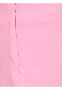 Gina Tricot Spódnica mini 19942 Różowy Regular Fit. Kolor: różowy. Materiał: bawełna