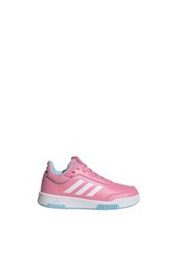 Adidas - Buty do biegania dla dzieci adidas Tensaur Sport 2.0 K. Kolor: biały, różowy, niebieski, wielokolorowy. Materiał: materiał