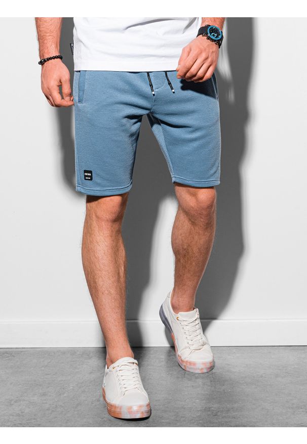 Niebieskie szorty Ombre Clothing krótkie