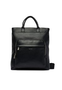 Calvin Klein Torebka Raised Tote LV04D3494G Czarny. Kolor: czarny. Materiał: skóra #1