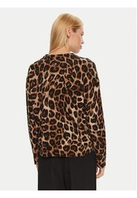 JOOP! Sweter 58 JW244KN343 30043958 Brązowy Loose Fit. Kolor: brązowy. Materiał: wełna