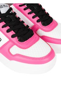 Ice Play Sneakersy | KURW003W3YM1 | Kobieta | Biały, Różowy. Nosek buta: okrągły. Kolor: wielokolorowy, biały, różowy. Materiał: skóra ekologiczna, tkanina #3