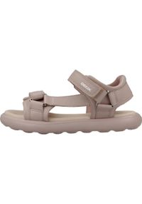 Geox - Sandały GEOX J SANDAL PUFFYPOP GI Rose. Kolor: różowy. Materiał: syntetyk. Sport: turystyka piesza