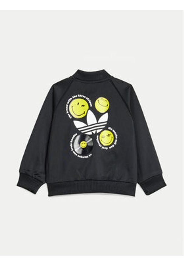 Adidas - adidas Dres Smiley World SST JD2874 Czarny Regular Fit. Kolor: czarny. Materiał: syntetyk