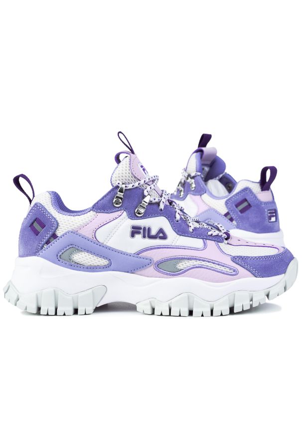 Buty damskie trekkingowe Fila RAY TRACER TR2 WMN. Kolor: różowy, fioletowy, wielokolorowy, biały. Sport: turystyka piesza