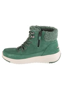 skechers - Buty zimowe damskie, On-The-Go Stellar - Winterize. Kolor: zielony. Sezon: zima