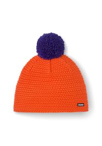 Czapka Eisbar Jamie Pompon MÜ. Kolor: pomarańczowy. Materiał: wełna. Styl: sportowy #1