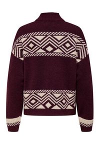 only - ONLY Golf Victoria 15321179 Fioletowy Regular Fit. Typ kołnierza: golf. Kolor: fioletowy. Materiał: syntetyk #3