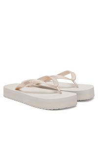 Calvin Klein Japonki Flatform Flip Flop Met Tpu HW0HW03120 Srebrny. Kolor: srebrny. Materiał: syntetyk #4