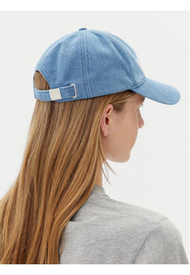 Barbour Czapka z daszkiem Emily Denim LHA0582BL31 Niebieski. Kolor: niebieski. Materiał: materiał, bawełna