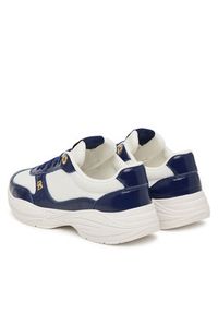 TOMMY HILFIGER - Tommy Hilfiger Sneakersy Modern Runner Shiny Leather FW0FW09413 Granatowy. Kolor: niebieski. Materiał: skóra #6