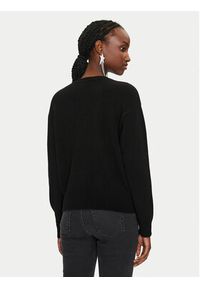 Pinko Sweter Logo 100414 Y7Z4 Czarny Regular Fit. Kolor: czarny. Materiał: wełna #5