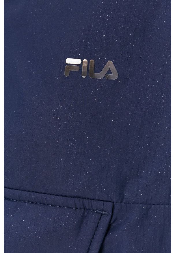 Fila - Kurtka. Kolor: niebieski. Długość: krótkie