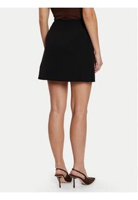 Guess Spódnica mini W5RD68 WGLO2 Czarny Regular Fit. Kolor: czarny. Materiał: syntetyk