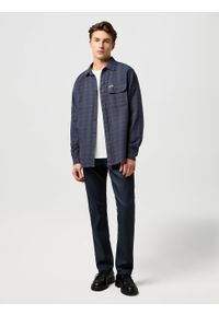 Wrangler - MĘSKIE SPODNIE WRANGLER GREENSBORO INDIGO COATED 112370719 #7