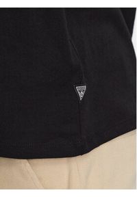 Guess T-Shirt M3YI91 K9RM1 Czarny Slim Fit. Kolor: czarny. Materiał: bawełna