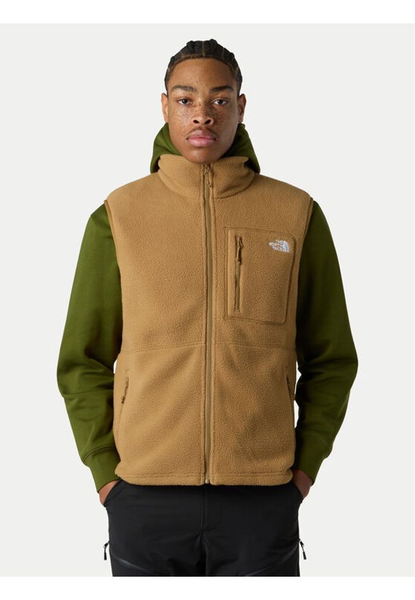 The North Face Kamizelka Yumiori NF0A8B65 Beżowy Regular Fit. Kolor: beżowy. Materiał: syntetyk