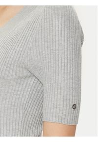 Guess Sukienka dzianinowa W5RK11 Z2V62 Szary Bodycon Fit. Kolor: szary. Materiał: wiskoza. Typ sukienki: bodycon #3