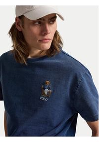 Polo Ralph Lauren T-Shirt 710B18560001 Granatowy Classic Fit. Typ kołnierza: polo. Kolor: niebieski. Materiał: bawełna #6