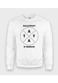 MegaKoszulki - Bluza klasyczna Najlepszy tata w mieście. Styl: klasyczny #1