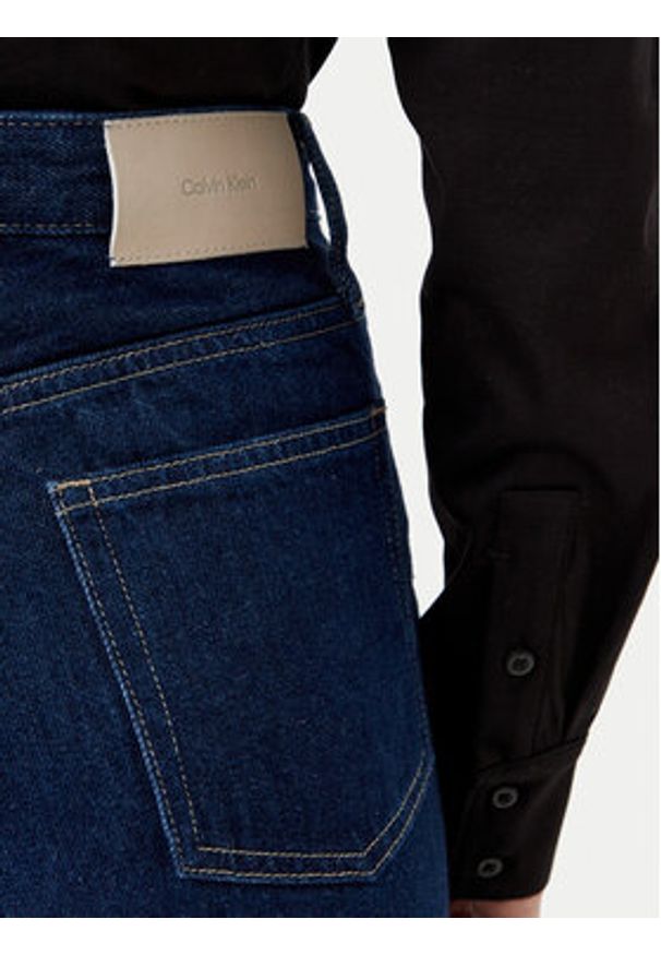 Calvin Klein Jeansy K20K208253 Niebieski Wide Leg. Kolor: niebieski