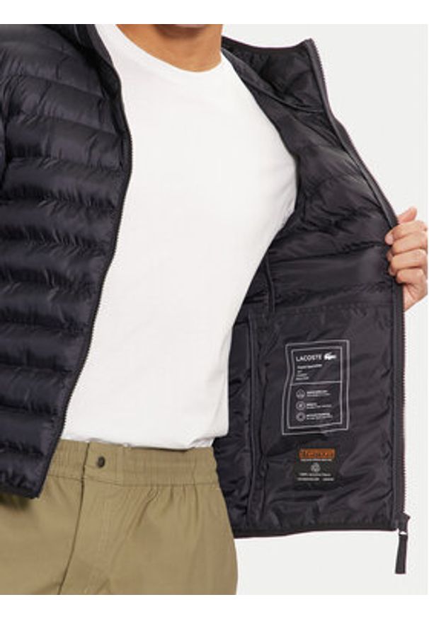 Lacoste Kurtka przejściowa BH2909 Granatowy Regular Fit. Kolor: niebieski. Materiał: syntetyk